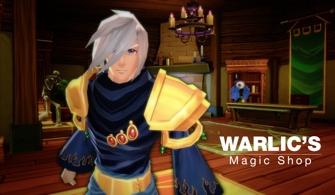 Warlic's Magic Shop in AdventureQuest 3D