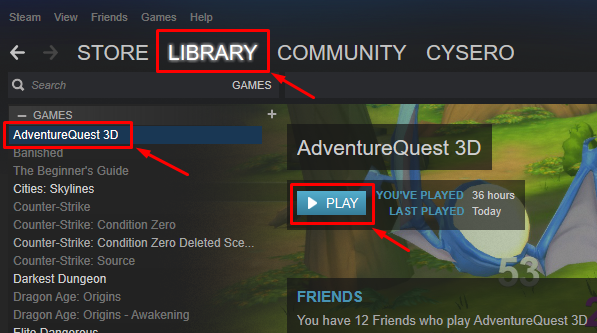 AQ3D in the STEAM Library