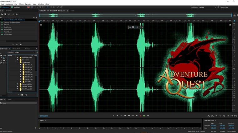 AdventureQuest 3D Sound Design