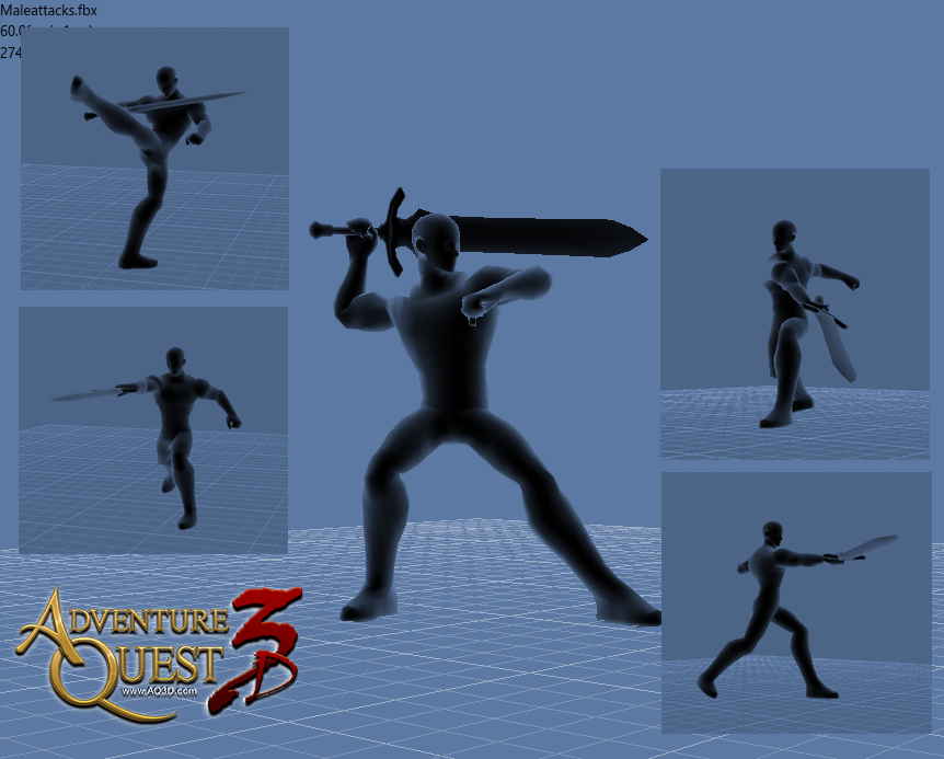 Round 3! Combat Animations - Adventure Quest 3D, Cross Platform MMORPG