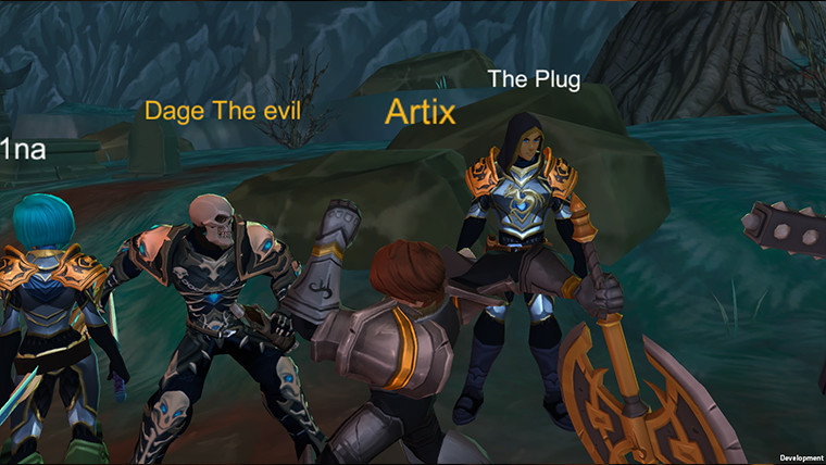 Dage has a Skull Head