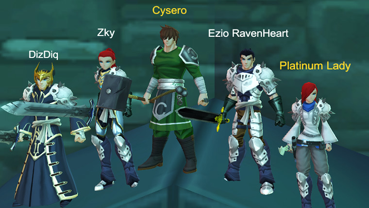 AQ3D Cysero And Platinum Lady