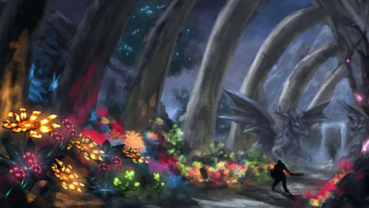 Dragon's Graveyard Concept Art