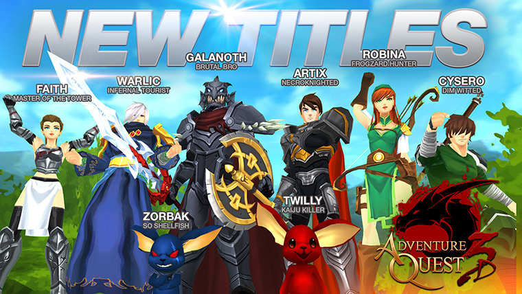 Earn New Titles!