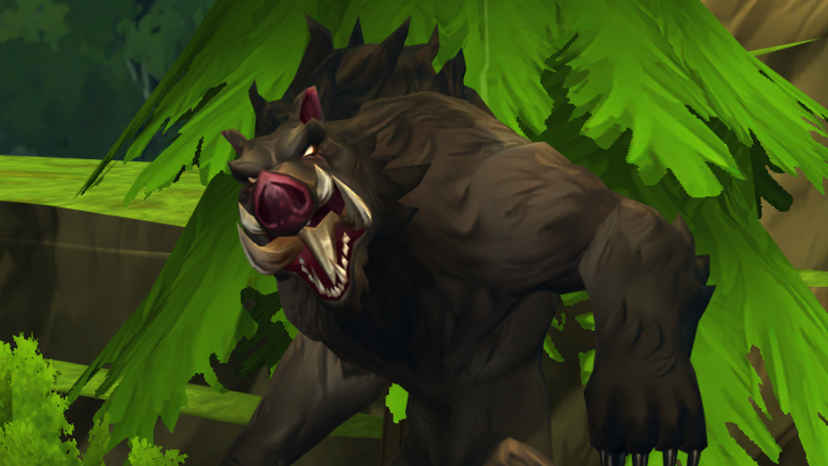 AQ3D Grizzly Boar
