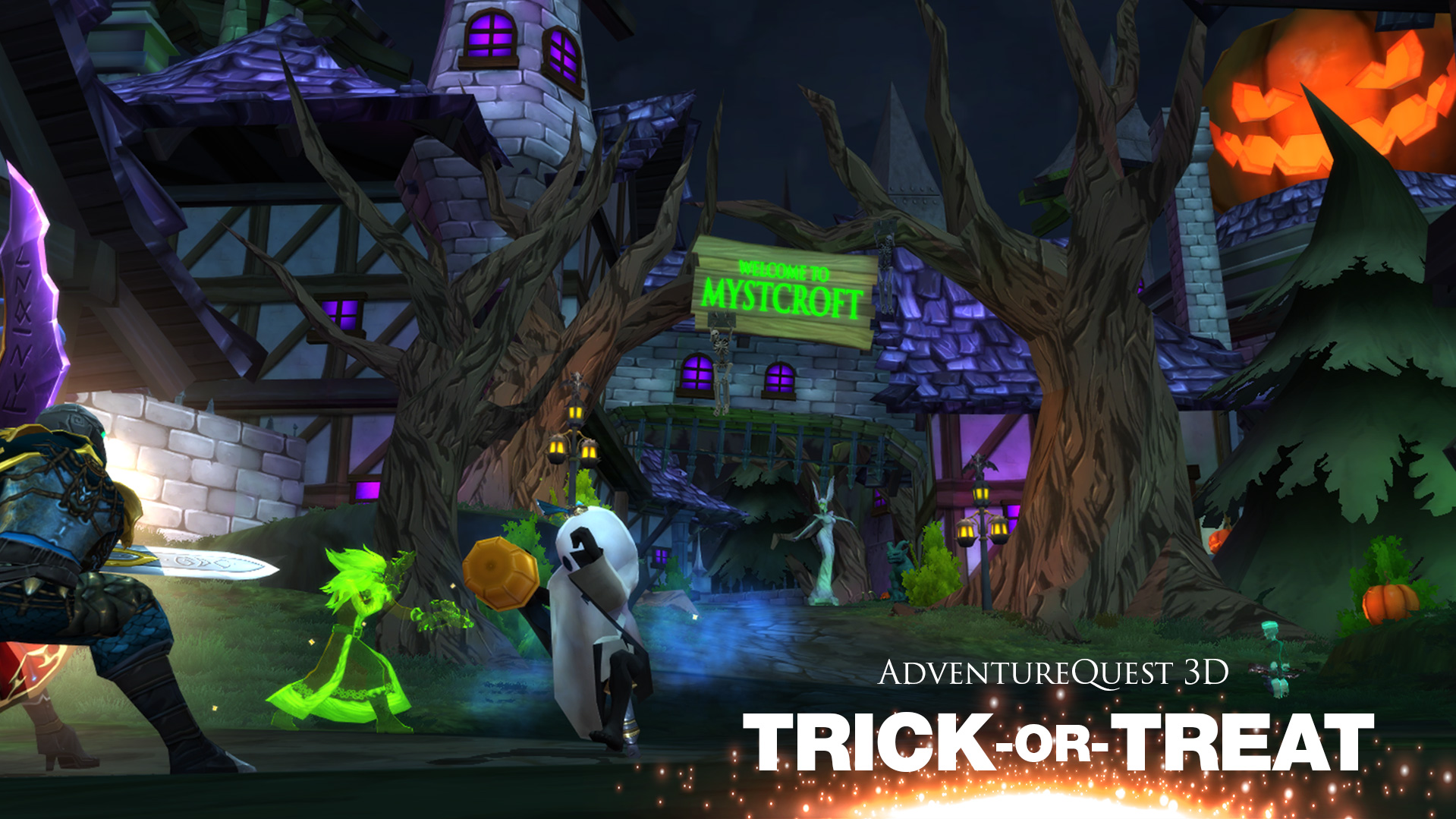 New Mogloween town! Trick-or-Treat