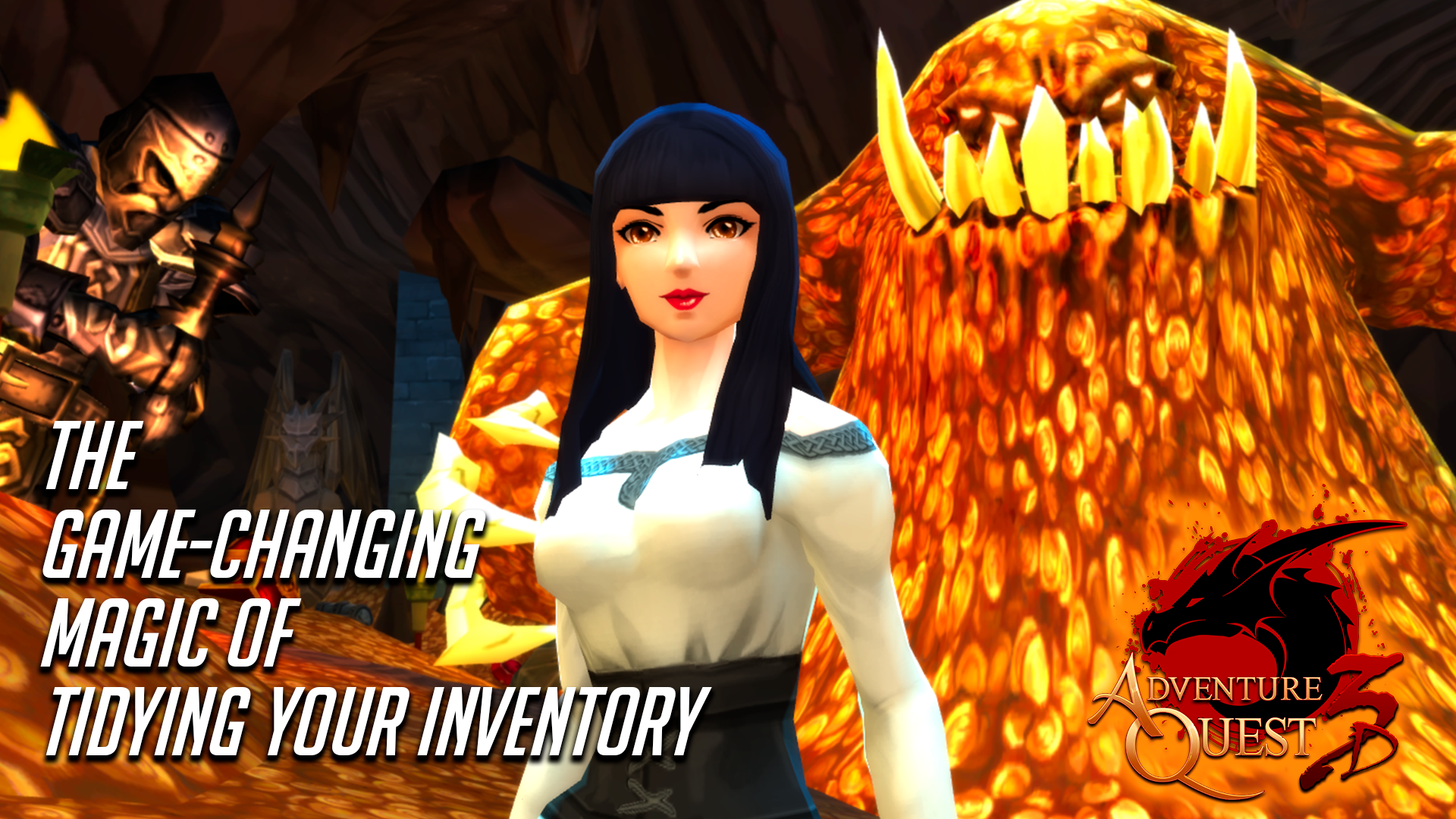 If Marie Kondo helped tidy up your AdventureQuest 3D Inventory