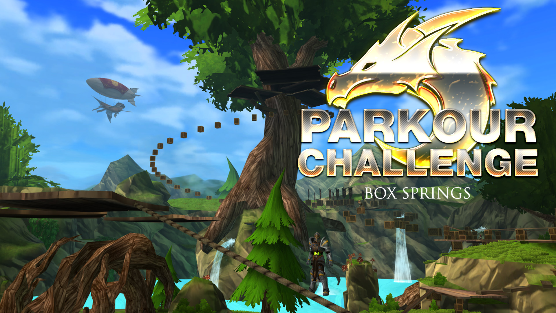 Box Springs Parkour Challenge