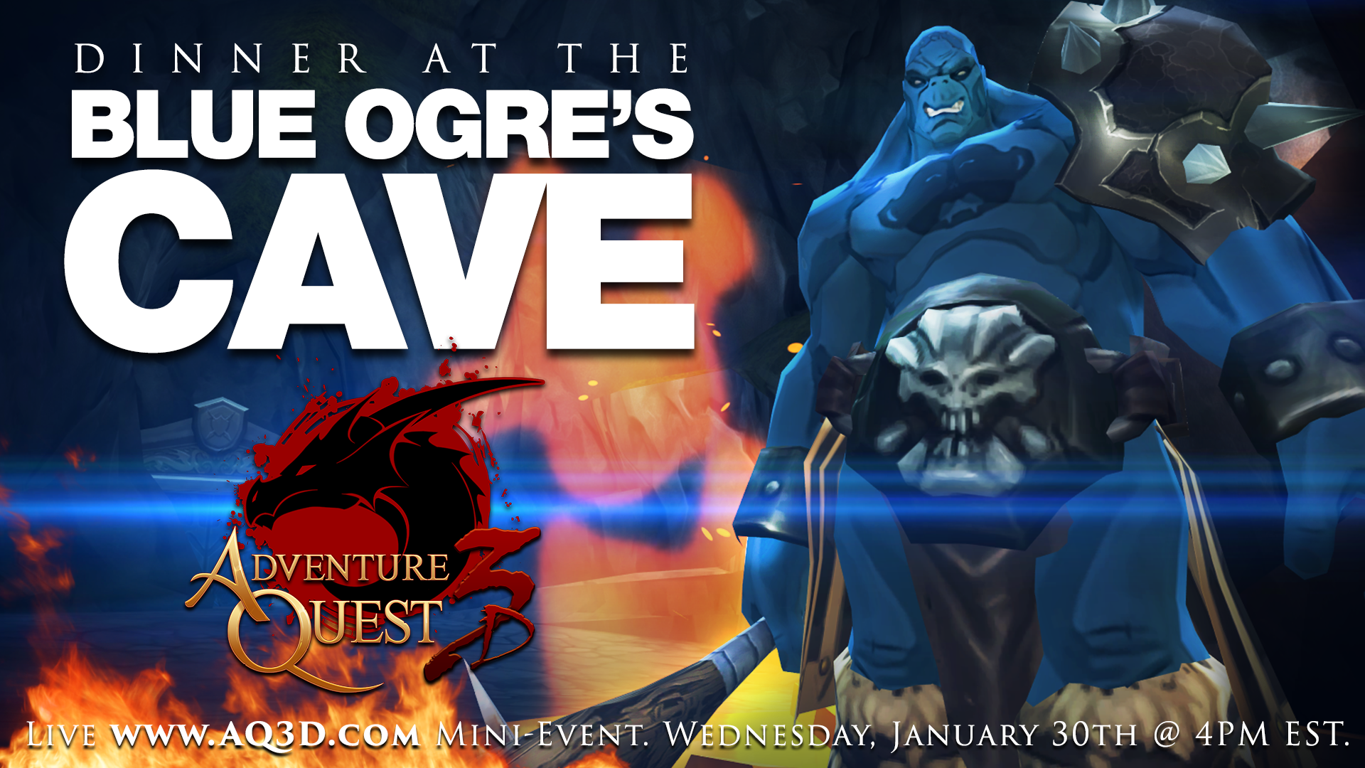 Live Mini-Event! Dinner at the Blue Ogre's Cave