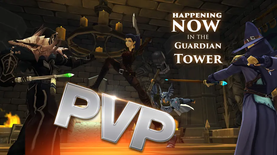 PvP available in the Guardian Tower