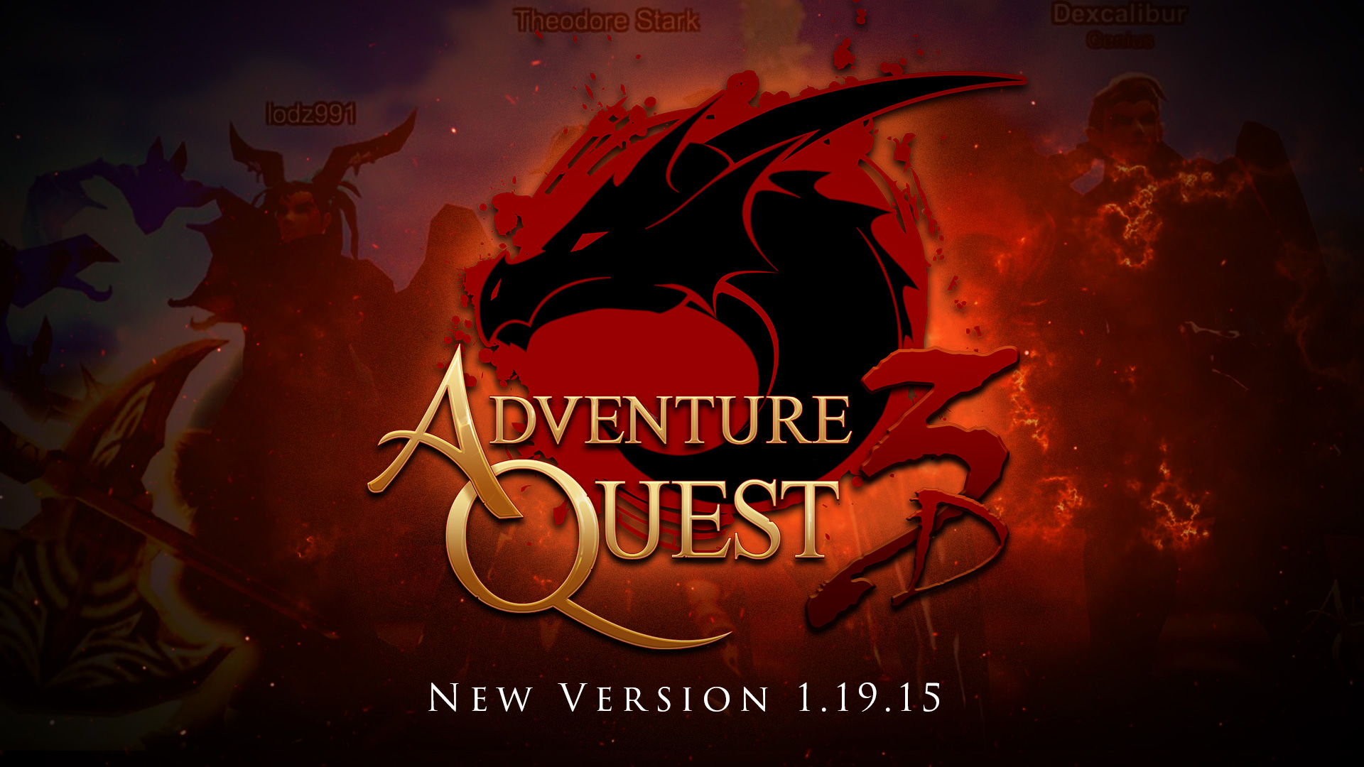 New AdventureQuest 3D Version 1.19.15