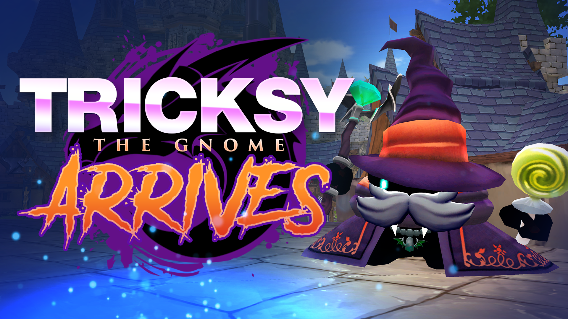 Tricksy the Gnome Arrives for Mogloween