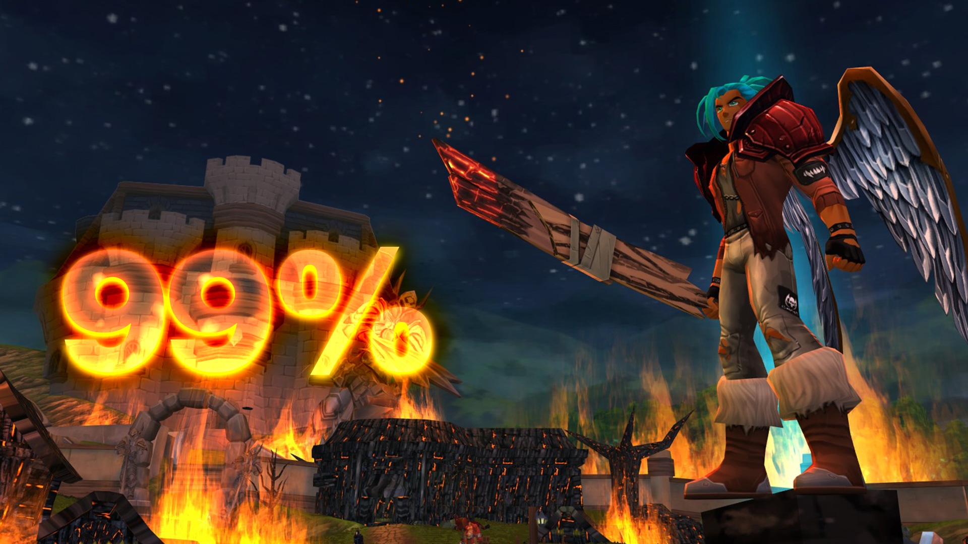 The War to Rebuild Battleon at 99%!