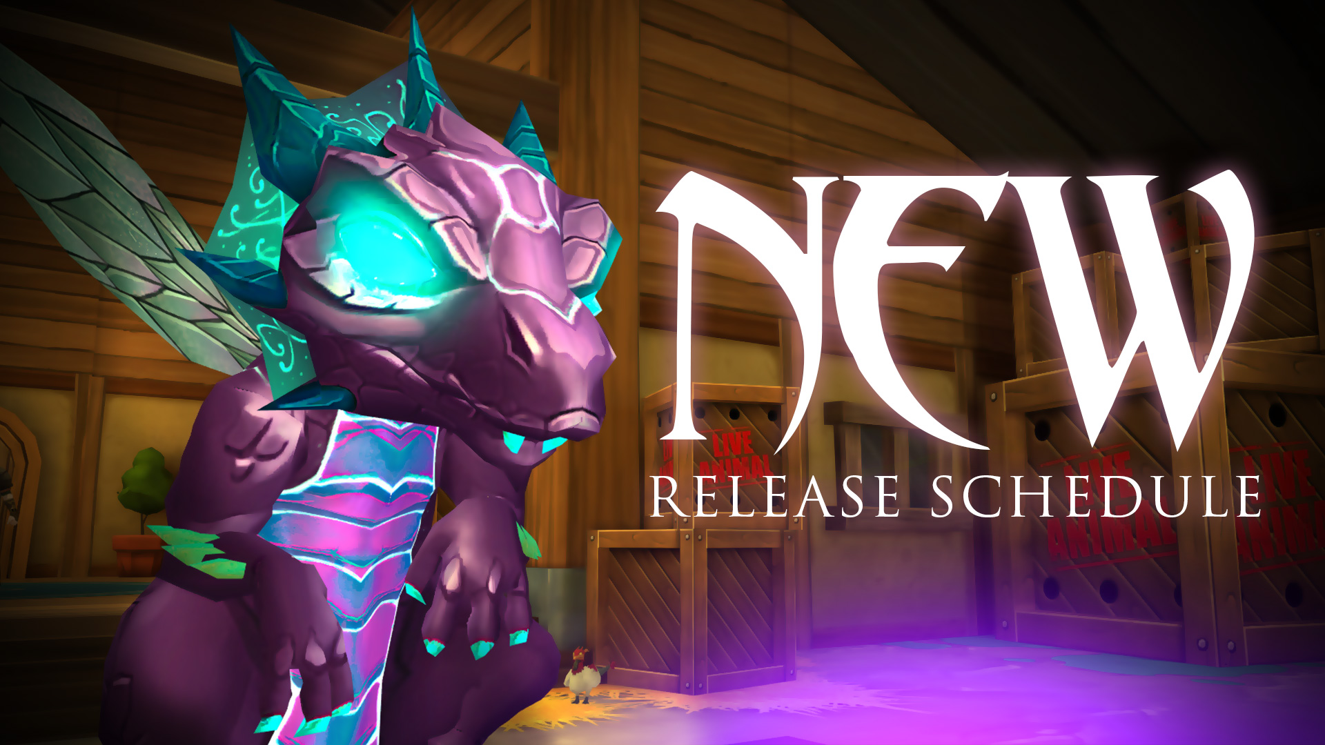 New Release Schedule!