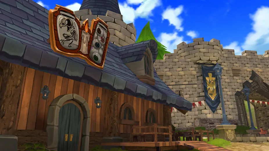 The oddities shop in the city of Battleon