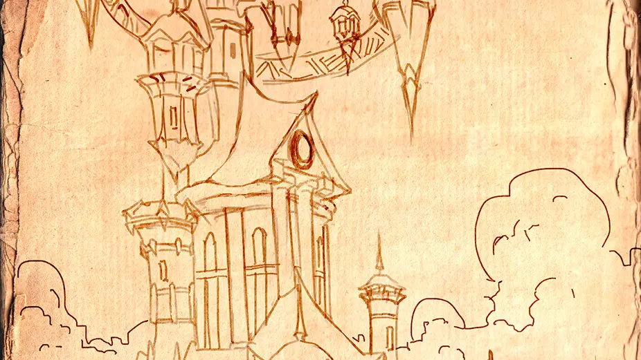 Arcangrove Wizard Tower Concept Sketch 3