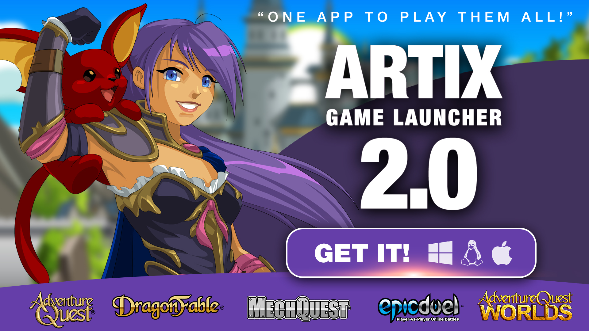 Artix Launcher 2.0 now available!