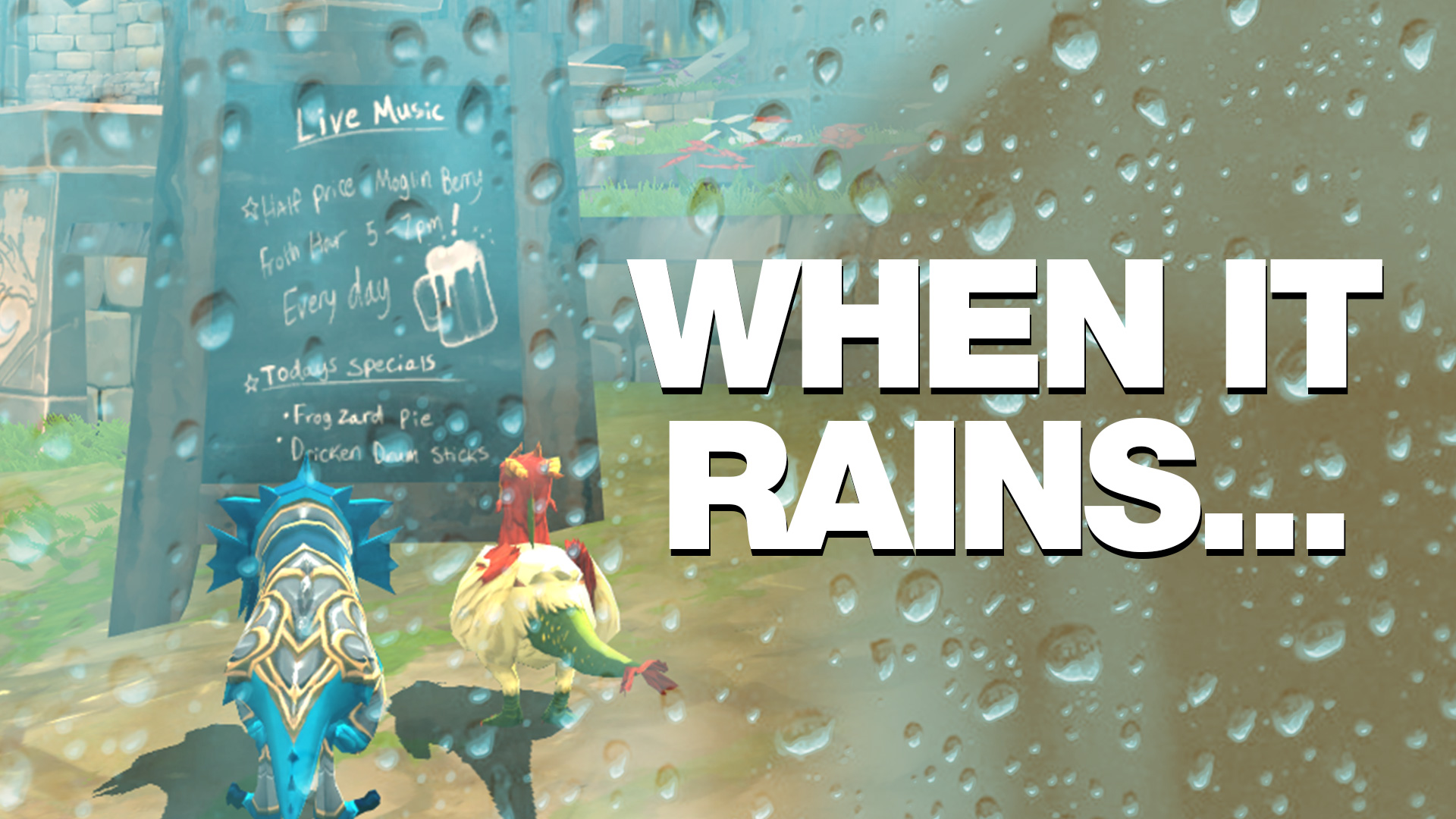 When it rains...
