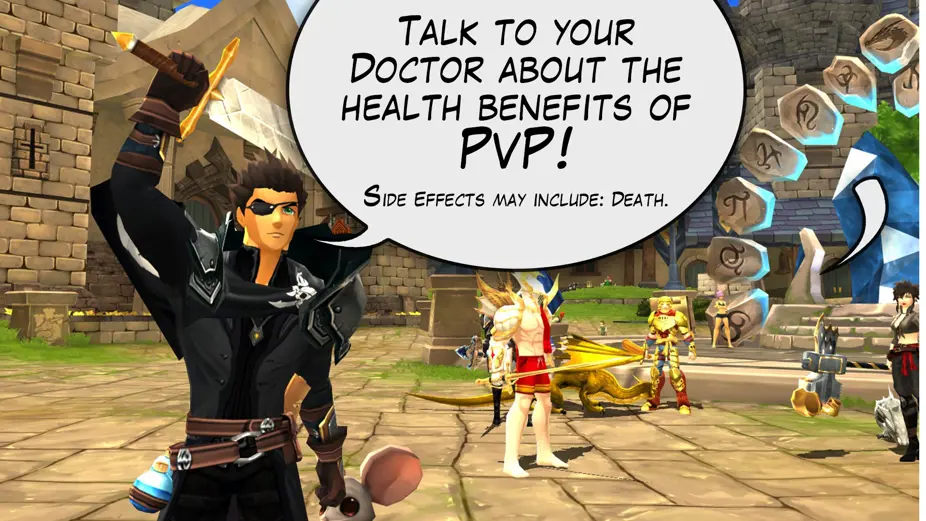Talk to your doctor about PvP