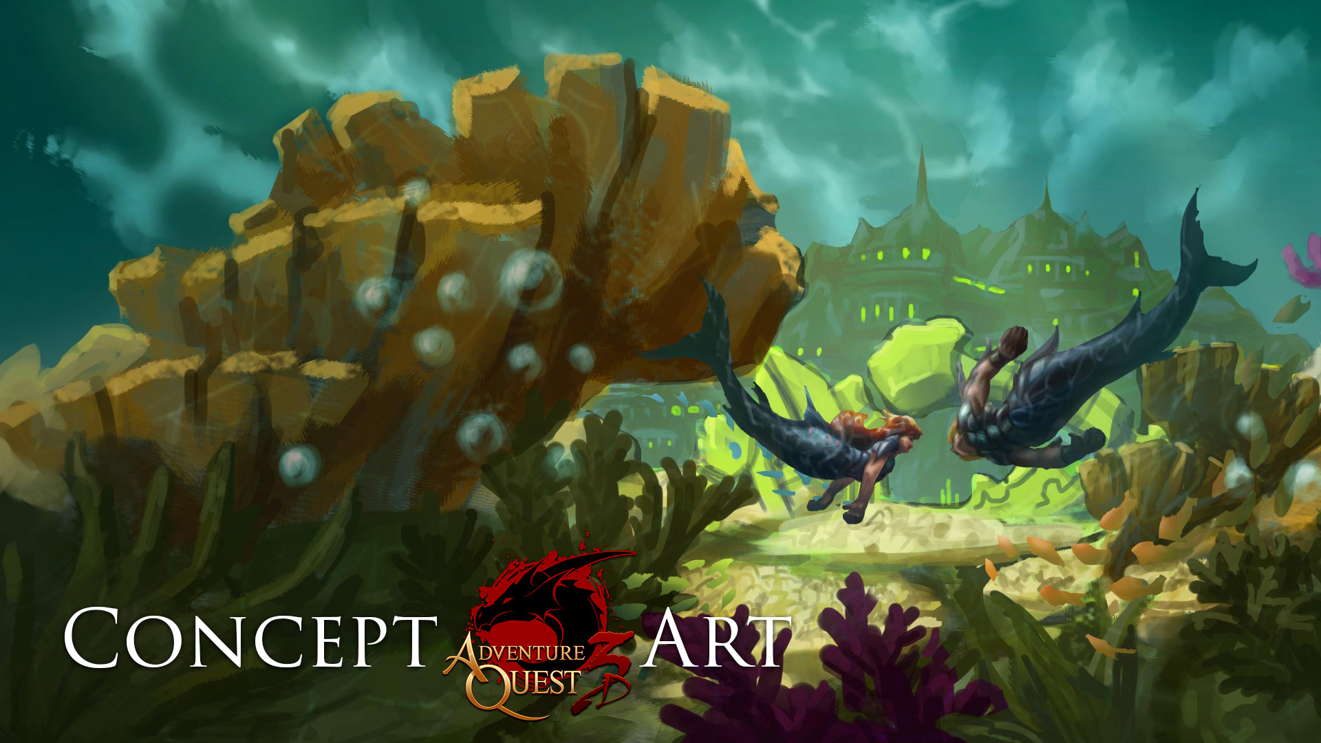 Concept Art: Underwater City