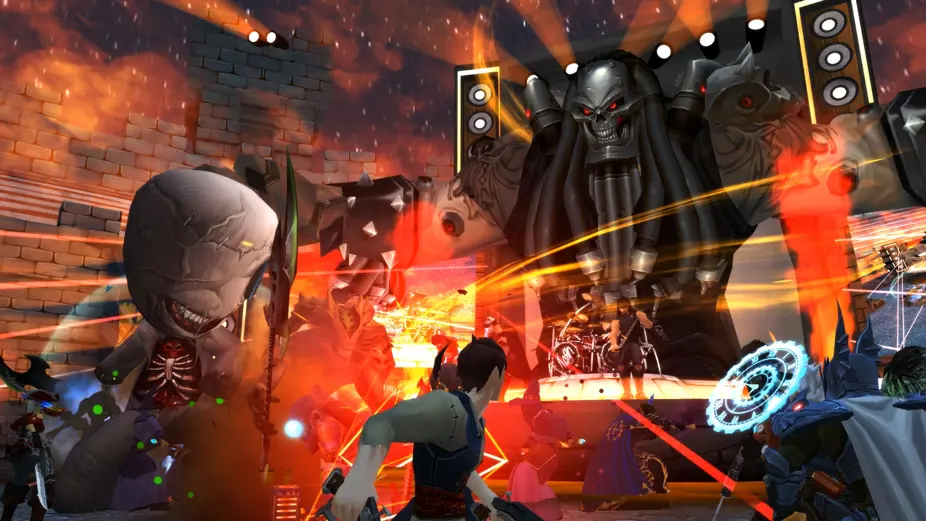 Dollageddon fighting in the Korn Battle Concert