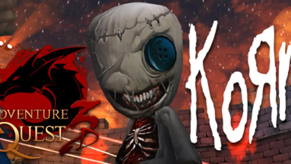 AdventureQuest 3D x Korn