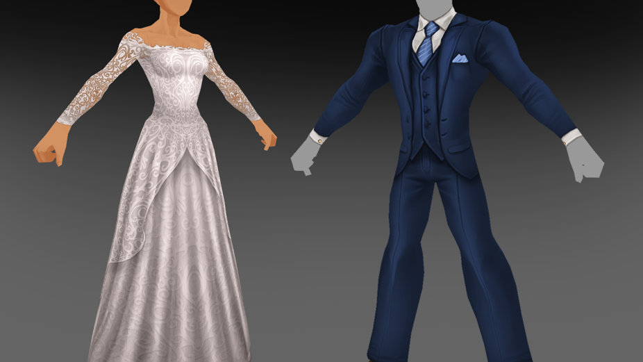 Dage and Faith Wedding Armor