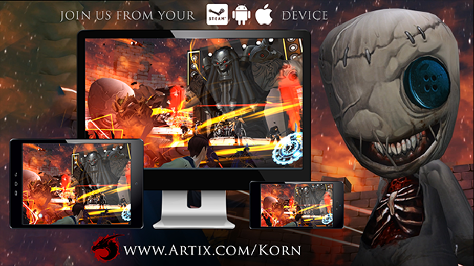 Play the Korn battle concert on your phone, tablet, or pc
