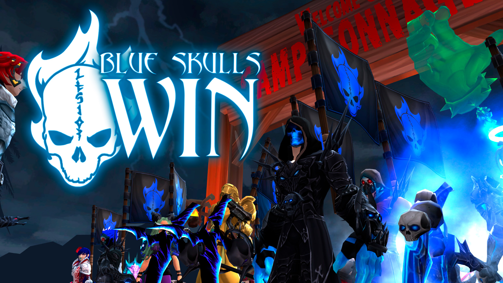 Blue Skulls win!