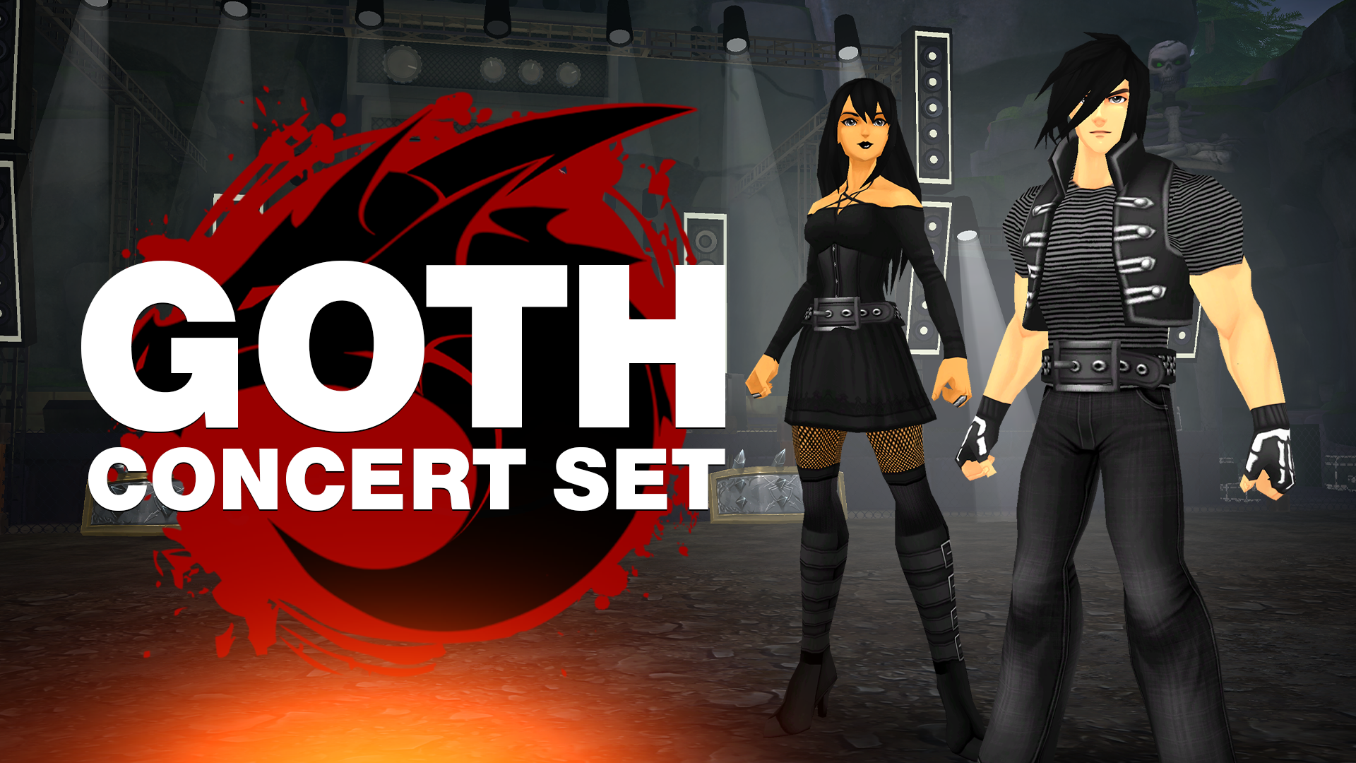 Update to Pricing on the Goth Concert Set