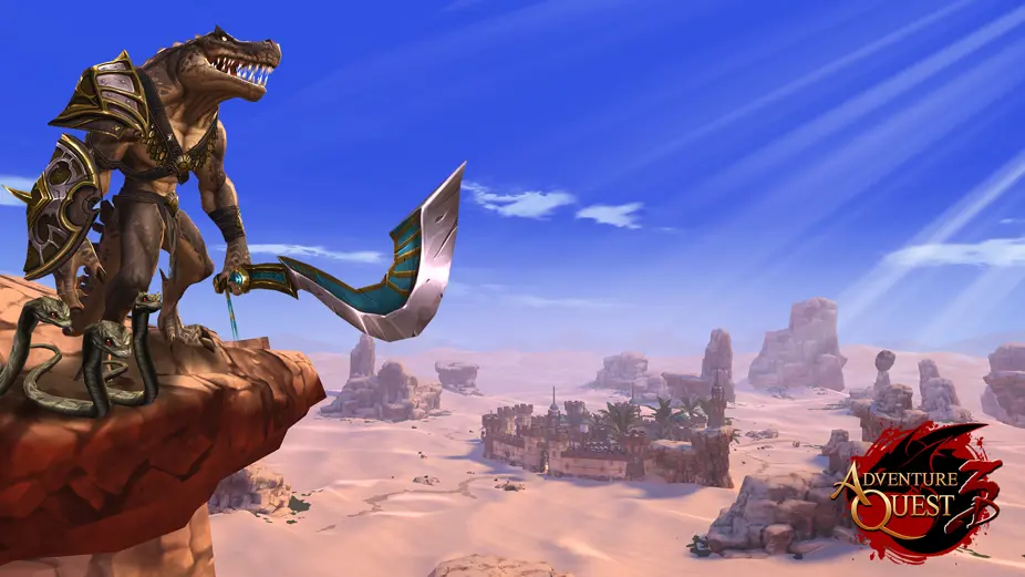 The SandSea in AdventureQuest 3D