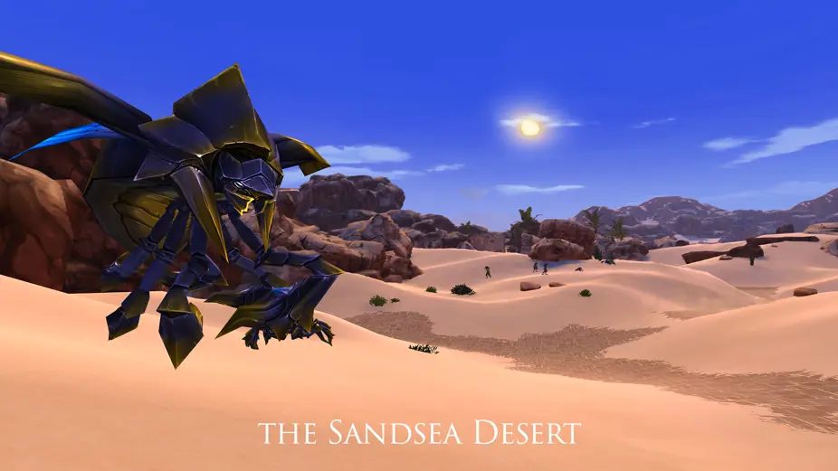 The Sandsea Desert