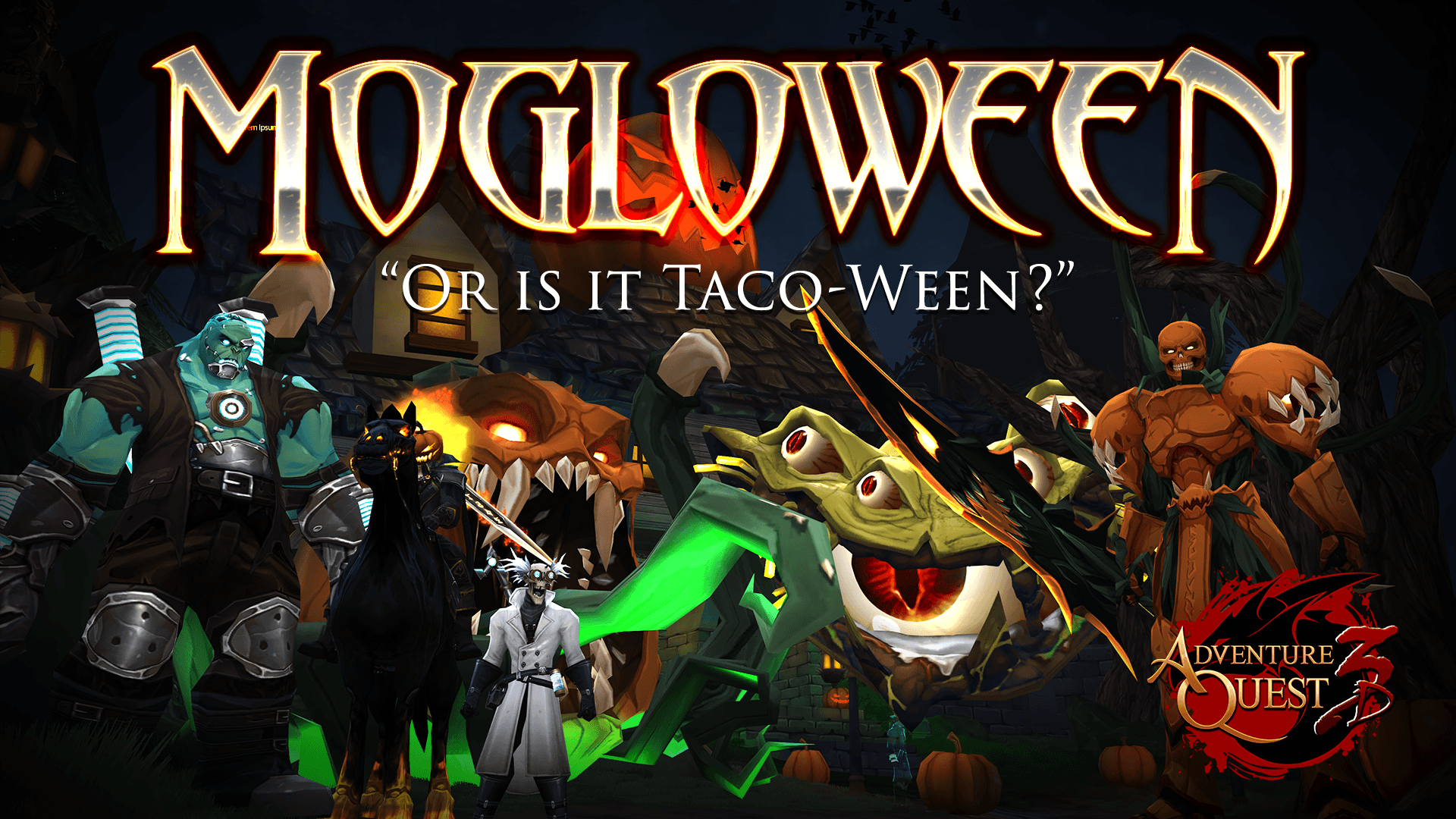 Mogloween begins! Or... is it Tacoween? O_o