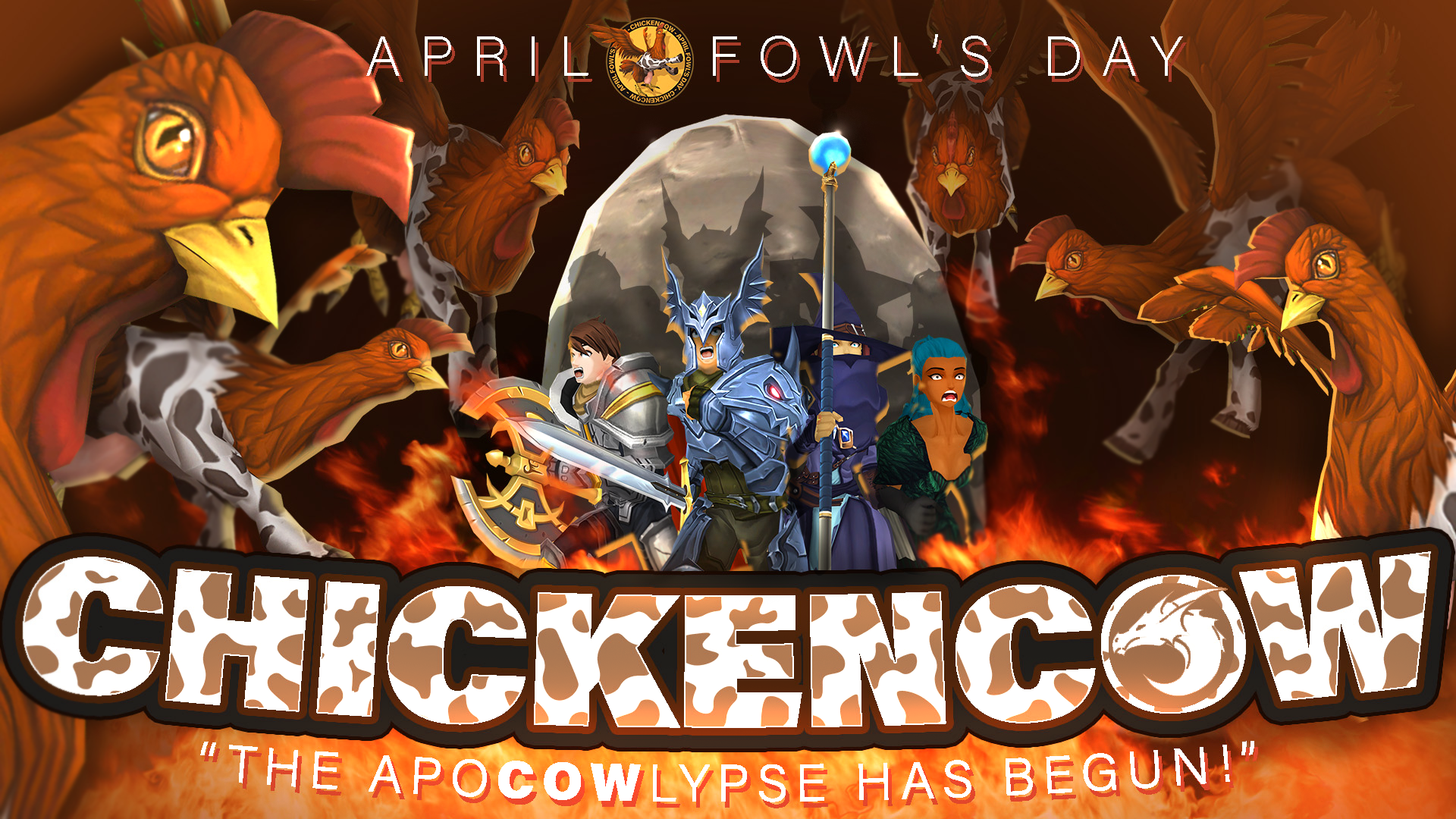April Fowls: The Chicken Cow Egg-vasion!
