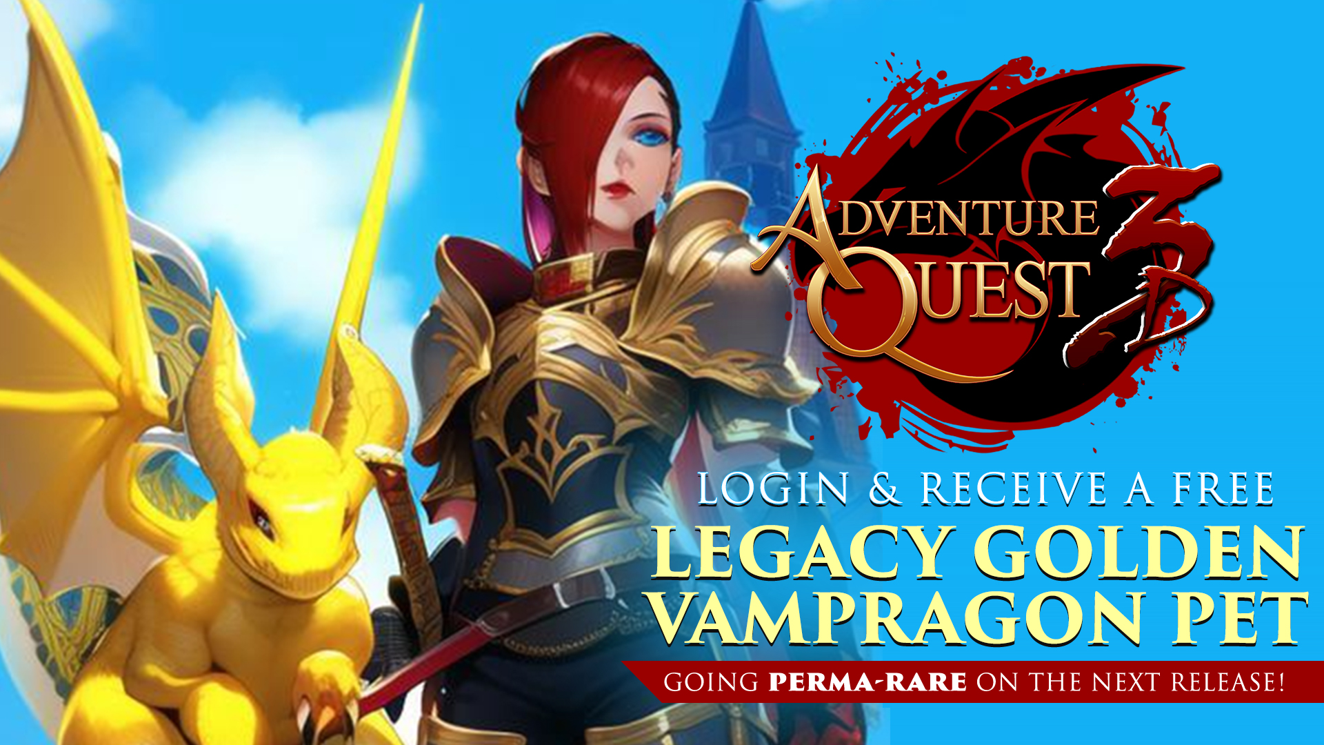 Login now and get a Free Legacy (Perma-Rare) Pet