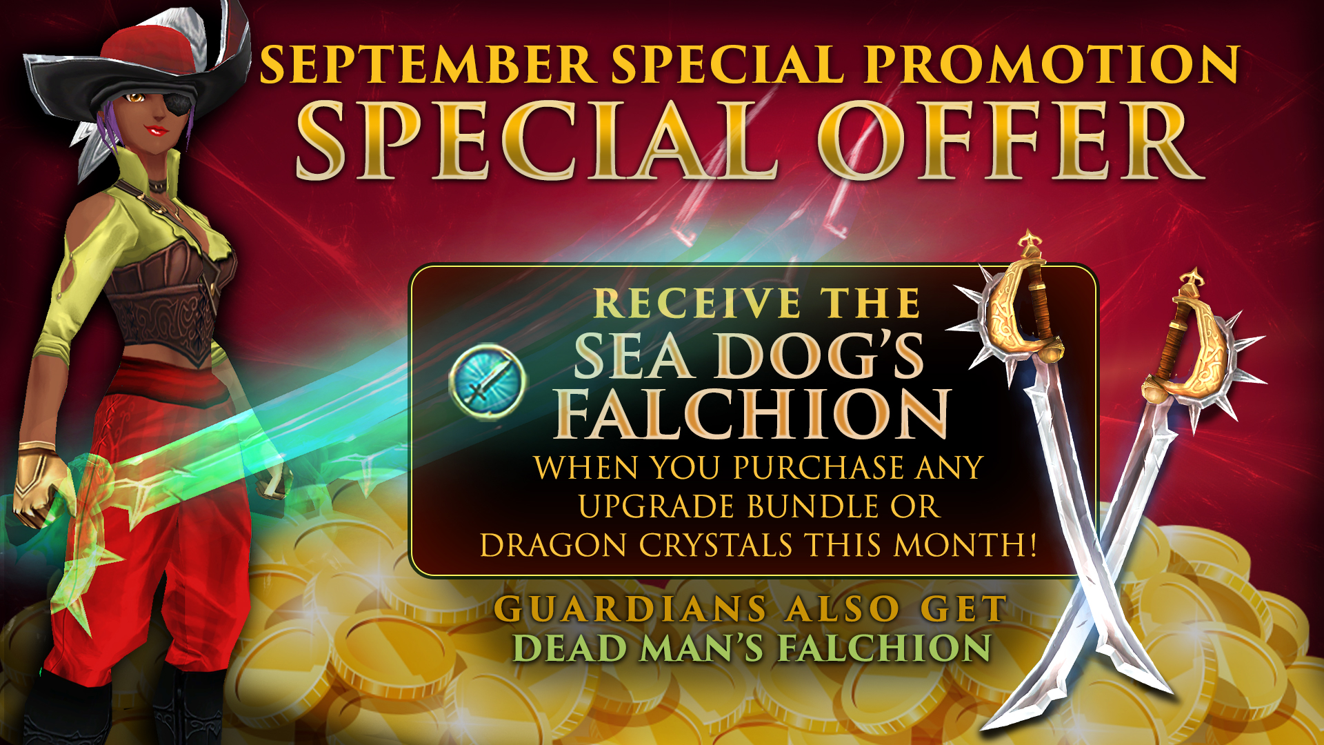 September 2023 Promo: Sea Dog's Falchion